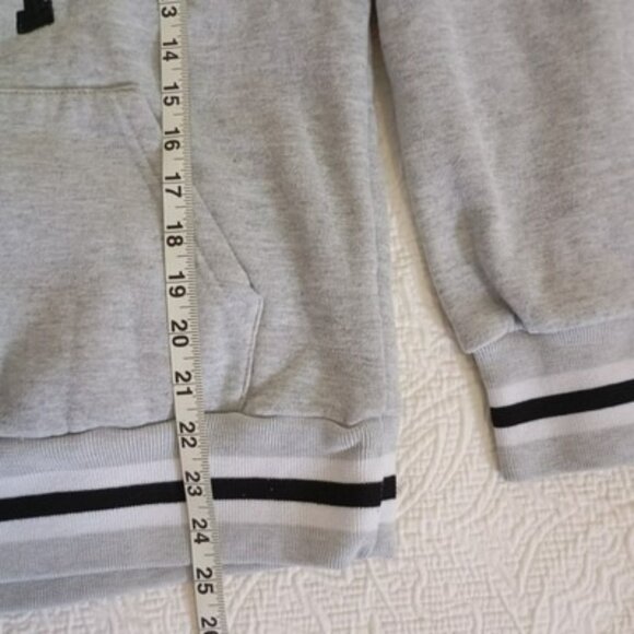 New Orleans Saints NFL Team Apparel Gray Hoodie S Fleece Mens - Picture 11 of 11